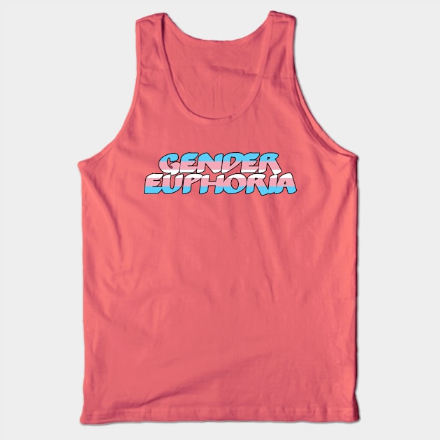 Gender Euphoria Trans Pride Tank Top by KennaM